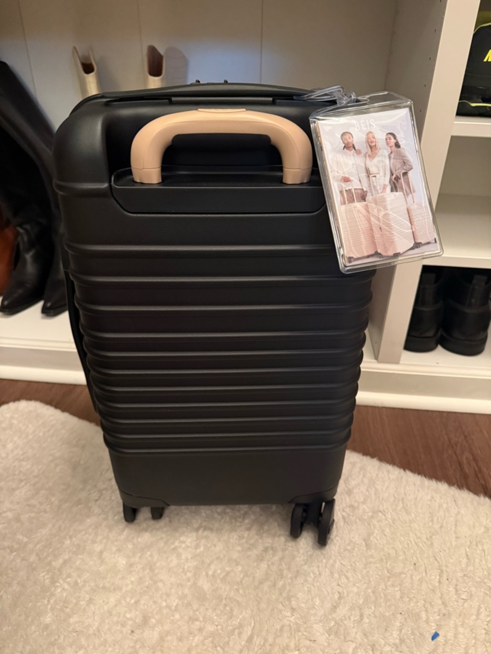 Black Beis Small Carry-On Suitcase - Picture 3 of 5